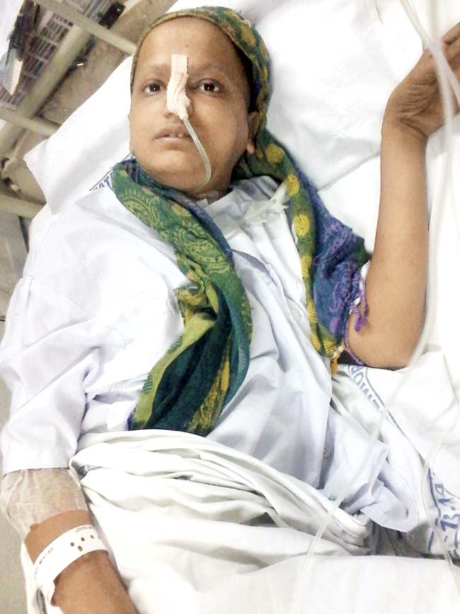 After her husband abandoned her, Jennifer Rizvi went into shock and had to be admitted to the ICU of Tata Memorial Hospital