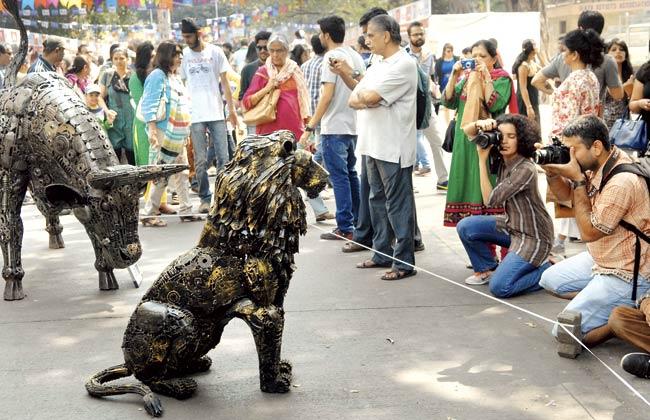  Kala Ghoda is one of Mumbai’s recent cultural tourist successes. It has become a confluence of heritage, art and culture and that makes its annual festival a massive draw. Mumbai may be India’s commercial capital but the Kala Ghoda festival puts Mumbai on a cultural map.” File Pic