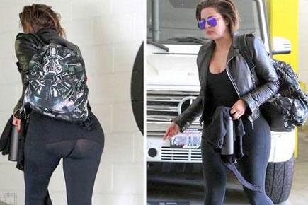 Khloe Kardashian suffers a wardrobe malfunction