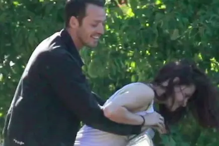 Blast from the past: Kristen Stewart making love in public!