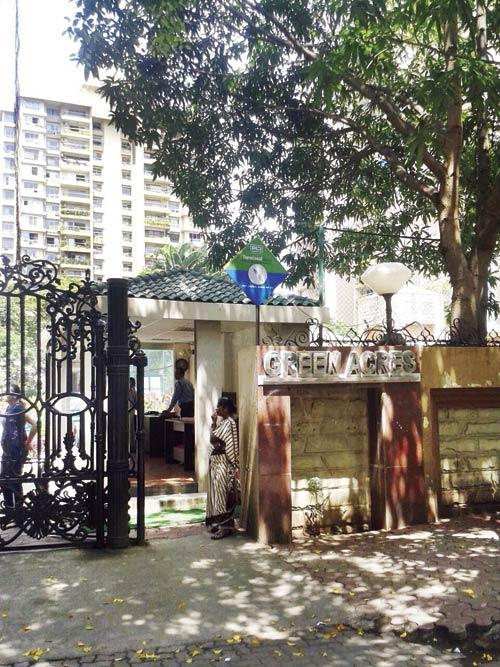 The residential building in Lokhandwala where Ekta Babbar jumped to her death on Sunday night. Babbar, like most of the five cases recorded over the past three days, is suspected to have been driven to suicide by depression