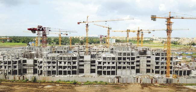 The under-construction MHADA flats in Virar. File pic
