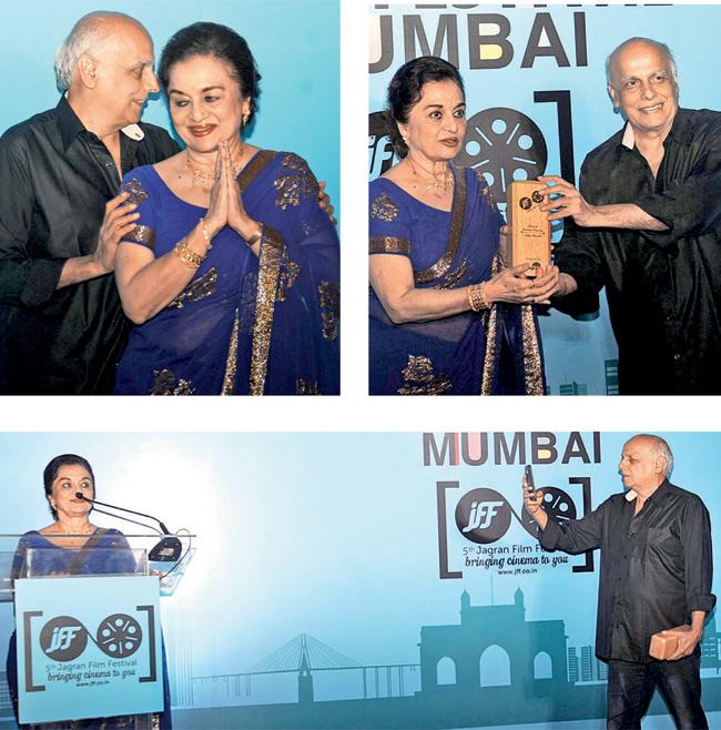 Mahesh Bhatt and Asha Parekh