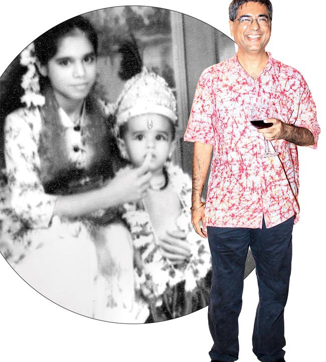 Mahesh Dattani with his sister Padma
