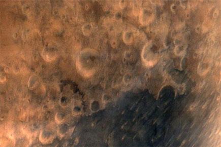 First Mars picture clicked by Mangalyaan