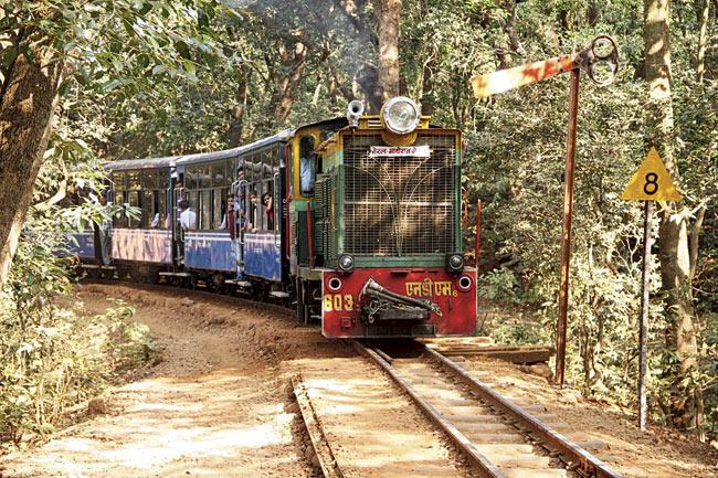 The toy train takes about two hours to reach Matheran from Neral. File pic