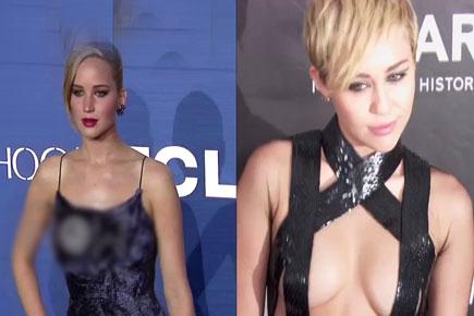Miley disses Jennifer Lawrence's nude photo leak in texts to Liam Hemsworth