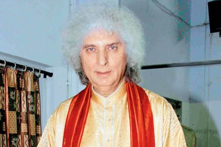 Spotted: Pandit Shivkumar Sharma at an event in SoBo