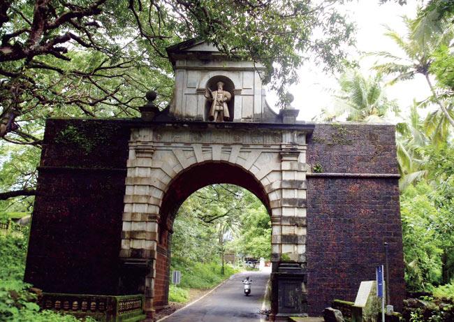 The entrance to the city of Goa now Old Goa from where the Portuguese Governors ceremonially entered