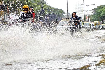 Pouring rain mars Ganpati darshan for Mumbaikars