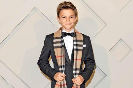 David and Victoria Beckham's son Romeo is face of top British brand