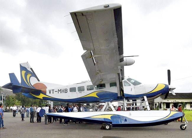 The seaplane operator had to previously ground their services to Lonavla for three days due to heavy rainfall and poor visibility. File pic