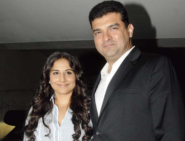 Siddharth Roy Kapur and Vidya Balan