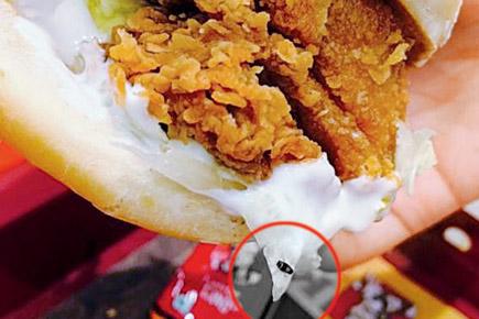 Man finds cockroach in his burger at KFC's Ghatkopar outlet