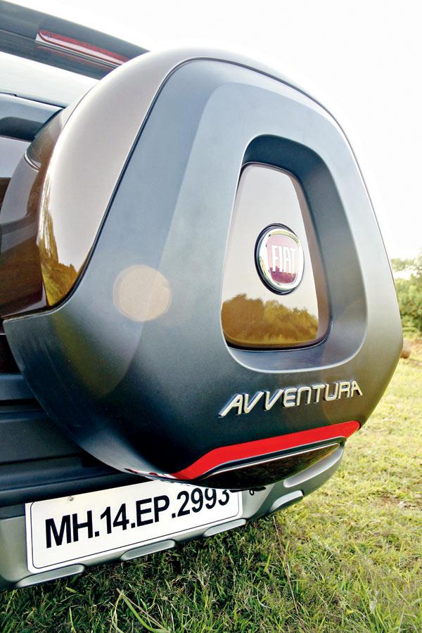 The hatch-mounted spare wheel adds greatly to the Avventura’s appeal, but is quite complicated to remove
