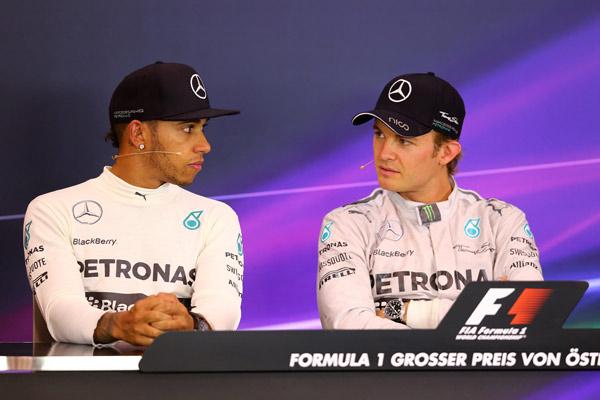 Lewis Hamilton , Nico Rosberg