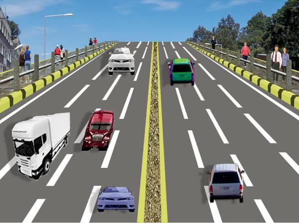 The community sent this image to the government as a proposed design for footpaths along highways. Members of the community claim they have written to Union Minister Nitin Gadkari, as well as Prime Minister Narendra Modi.  
