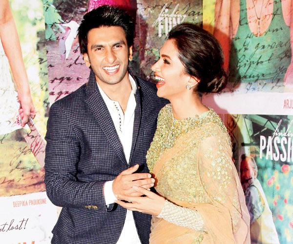 Ranveer Singh and Deepika Padukone