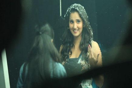 Sania Mirza behind the scenes of James Bond special