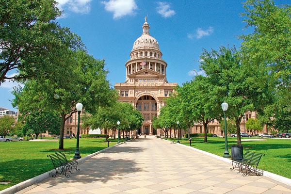 The Texas State Capitol building stands tall and is a must-visit if you’re in Austin