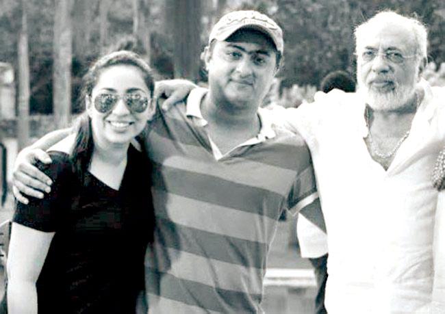 From left: Nidhi Dutta, Binoy Gandhi and J P Dutta