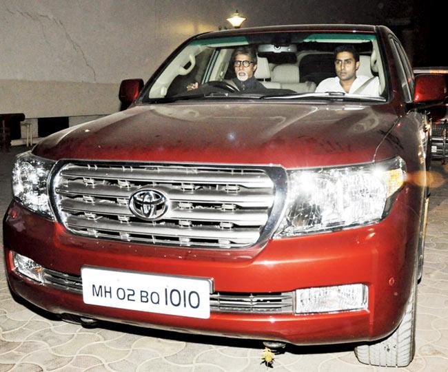 Big B reportedly prefers the number 2 for all his cars. His birthday falls on October 11 and the date adds up to two