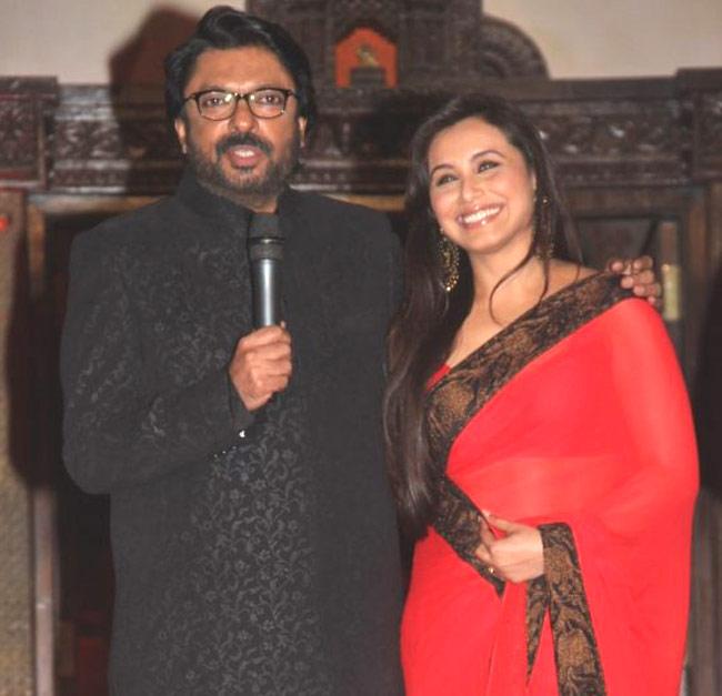 Rani Mukerji and Sanjay Leela Bhansali