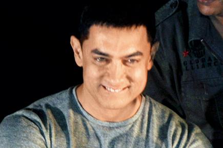 Spotted: Aamir Khan at screening of 'Saturday Sunday'
