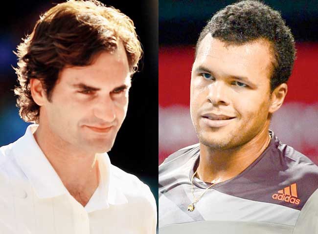 Roger Federer and Tsonga