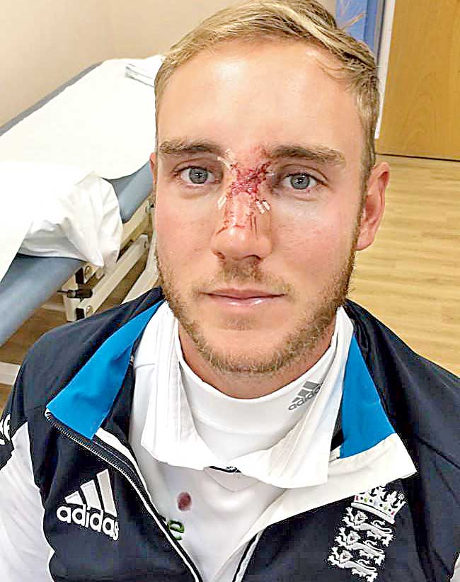 A picture posted by Stuart Broad on his Twitter account