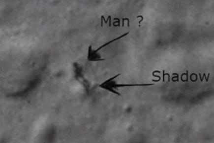 Caught on camera: Alien walking on surface of the moon?