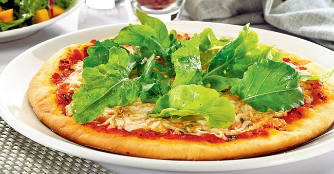 Pizza Rucola from Aqaba. Fancy names are said to be major crowd pullers
