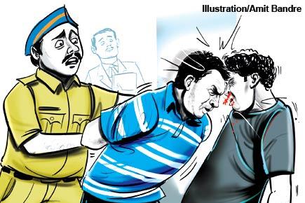 Gangster headbutts don's brother outside court premises in Mumbai