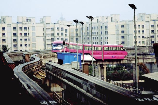 Monorail stations are neither close to suburban railway stations, nor are there frequent BEST buses connecting them to important destinations. File pics