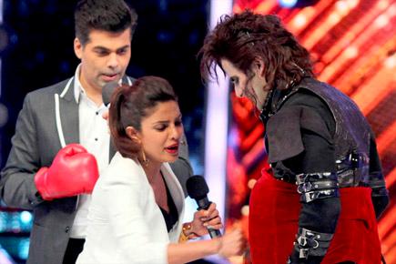 Priyanka Chopra punches Karan Tacker on 'Jhalak Dikhhla Jaa'