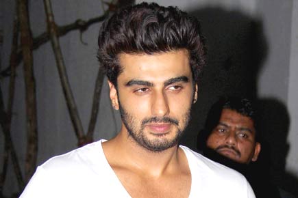 Spotted: Arjun Kapoor with uncle Sanjay at Film City