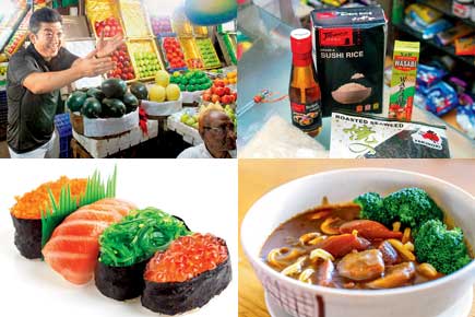 Finding Japanese food items in Mumbai's bazaars