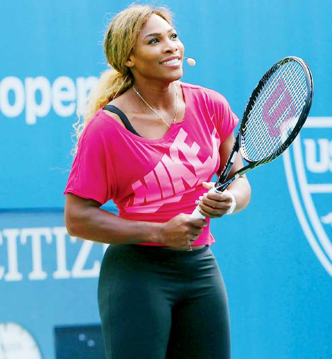 World No 1 Serena Williams of USA during the Arthur Ashe Kids