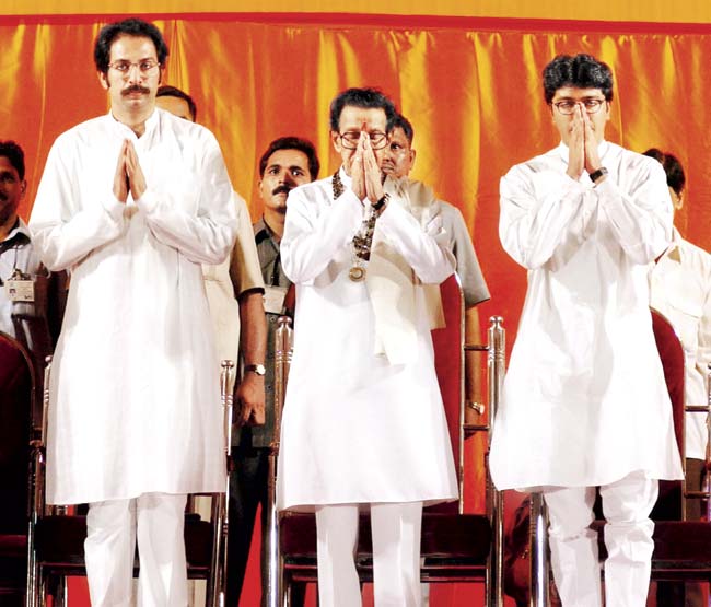 Uddhav Thackeray and Raj Thackeray find themselves in a position the chief family elder may never have envisaged: Is either of them ready to jump into the electoral fray and try and become chief minister of Maharashtra? File pic
