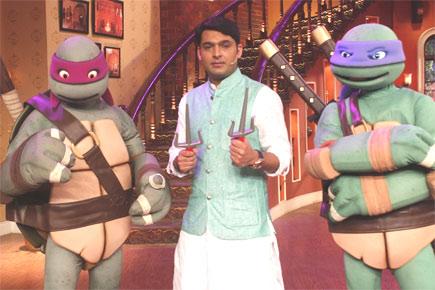 Kapil Sharma welcomes Ninja Turtles on his comedy show