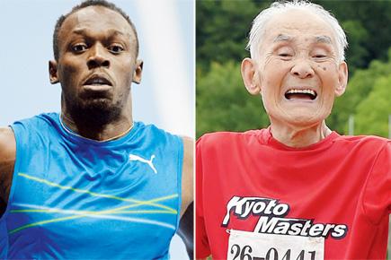Japan's 'Golden Bolt': 103-year-old challenges Usain Bolt for a race