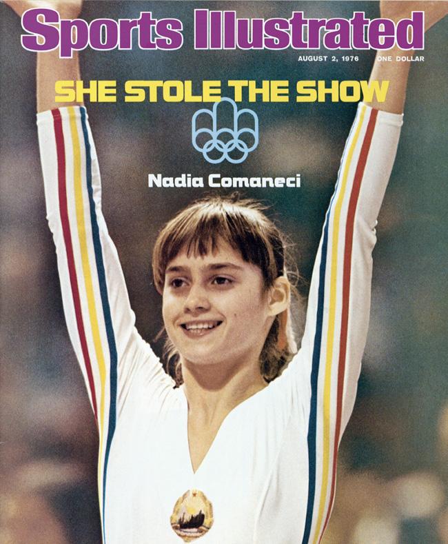 Comaneci on the 2/8/1976 Sports Illustrated cover