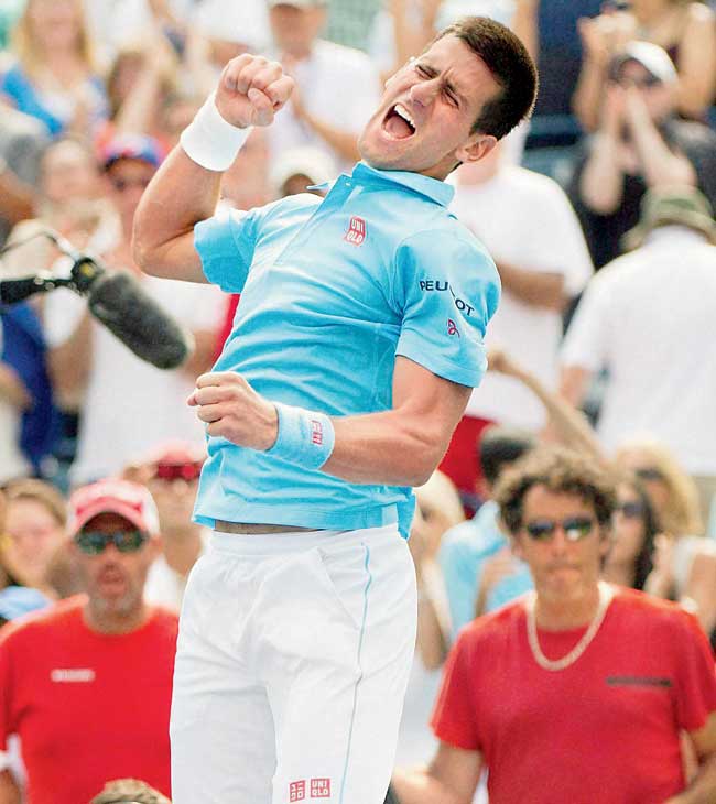 Novak Djokovic. Pic:AP/PTI