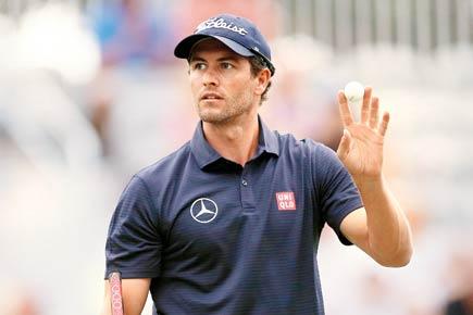 Adam Scott shares PGA Barclays lead