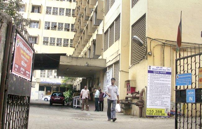 The 28 patients were receiving treatment at Bhabha Hospital in Bandra, but were later shifted to KEM and Sion Hospital. File pic