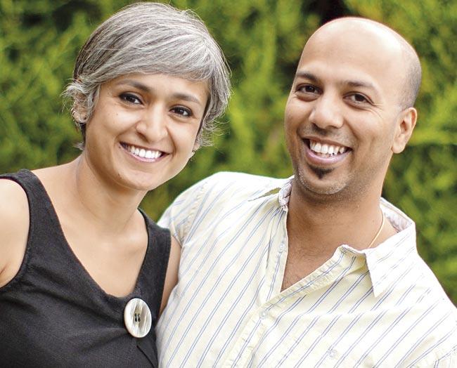 Chetna with husband Gaurav. The couple have two children