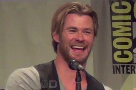 Chris Hemsworth at the Comic Con 2014 panel