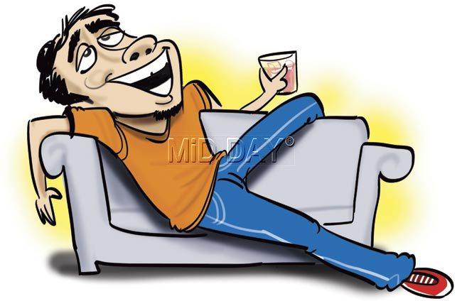 Freedom to laze: In a frantic city, the freedom to slouch on the couch