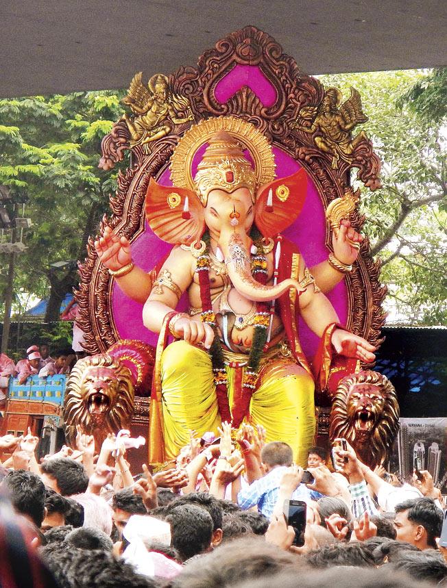 Ganesh mandals fear the potholes may damage the idol when it is being brought in and also creates traffic snarls by slowing down vehicular movement