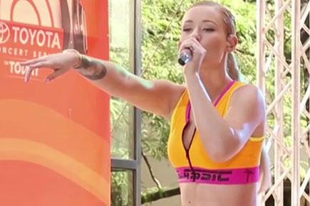 Rapper Iggy Azalea performs at the NBC's Today Show in New York 